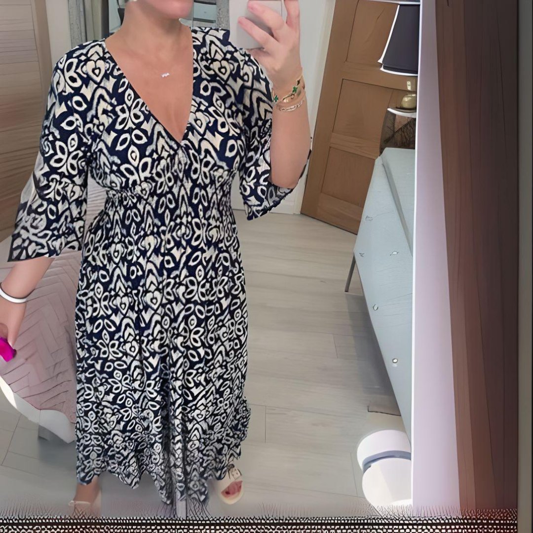 Isabella™ - Stylish Boho Printed Dress for Effortless Elegance